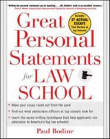 Great Personal Statements for Law School